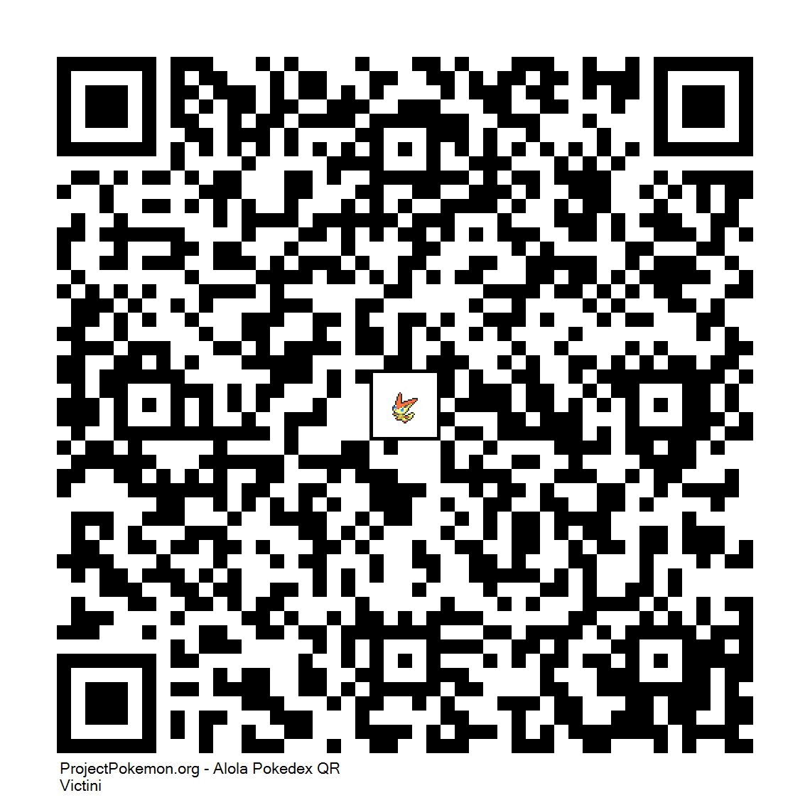 Cdigo QR de Victini
